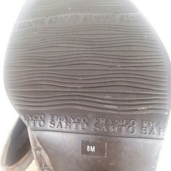 Franco Sarto alligator block heel loafer - Picture 2 of 7